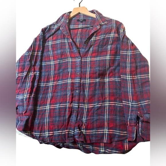 Madewell Flannel Ex Boyfriend Shirt - Picture 2 of 4